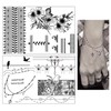 2 Sheets Temporary Bird Tattoo Mandala Tattoo Bracelet Tattoo Fake