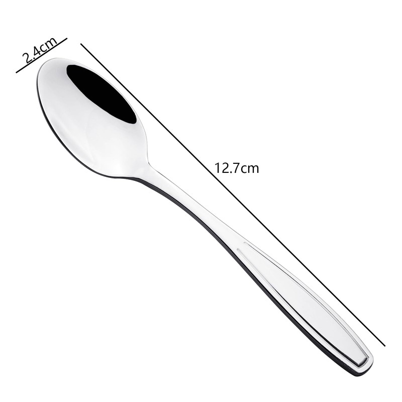 Guankan 12-Piece Stainless Steel Coffee Spoon, Small Espresso Spoons