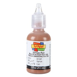 Scribbles Shiny 3D Paint, Brown