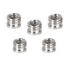 CAMVATE 1/4"-20 Female to 3/8"-16 Male Micro Screw Adapter (5