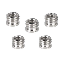 CAMVATE 1/4"-20 Female to 3/8"-16 Male Micro Screw Adapter (5 Pieces) - 2190