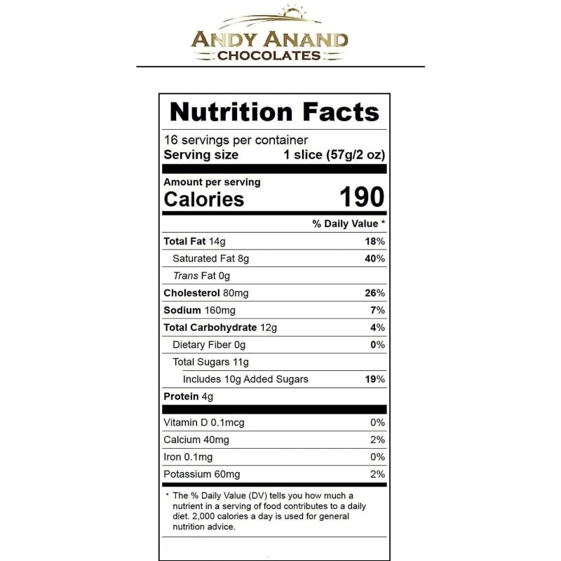 Andy Anand Peanut Cheesecake with Crunchy Bits 9" (2 lbs),