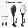 Motorcycle LED Turn Signal Rearview Mirrors Compatible with 2011 2013