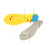 Healeved 3pcs Flat Ultrasoft Damping Insoles for Men and Women