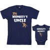 Threadrock Monkey's Uncle Infant Bodysuit & Men's T-Shirt Matching Set