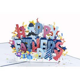 Happy Fathers Day Pop Up Card