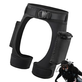 Wetsuit Shorts Men - Open Crotch Diving Shorts | Adjustable Lightweight Quick Release Buckle Pants with Pockets for Snorkeling Water Sports Surfing Swimming Boating Underwater Kayaking