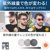 PrePiar PC Glasses, Dimmable Sunglasses, Blue Light Cut, Dimmable, UV
