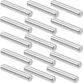 Pack of 25 Cylindrical Metal Pins, Shelf Brackets, 6 x 40 mm Shelf Support 304 Stainless Steel, Long Shelf Pins, Bolts, Pins, Dowels for Shelves