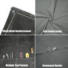 ANTAITHER Black Leather Welding Apron with 6 Pockets - Heavy
