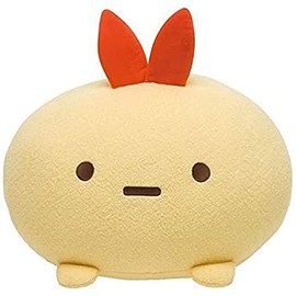 Sumikko Gurashi MX35601 Squishy Super Mochimochi Daifuku Cushion, Ebifurai Tail (Fried Shrimp Tail) Small Size