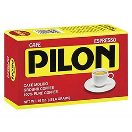 Cafe Pilon Espresso Ground Coffee 16 Oz Brick Cuban-Style