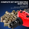 16-Inch Professional Rivet Nut Kit,Heavy Duty Rivnut/Nutsert Tool with Quick-Change