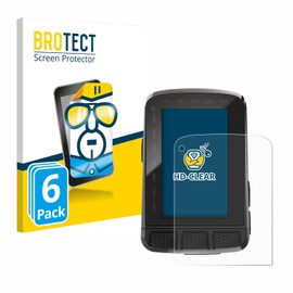 BROTECT (Pack of 6 protective films for Wahoo Elemnt Roam V2 GPS screen protector film ultra clear
