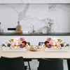 Flower Vase Acrylic Rectangular Floral Centerpiece for Dining Table, Long