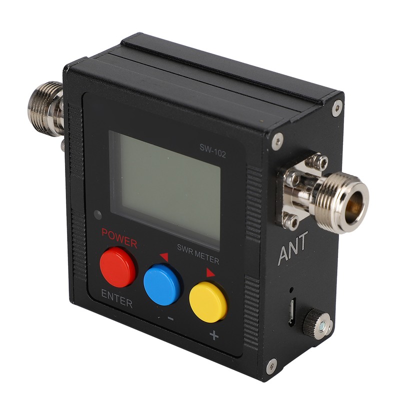 SW102 Metal Portable UV Double Digital Display Antenna Frequency Tester