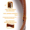 Duracuir Construction Leather Tool Belt with Lumbar Support (SMALL 26-34