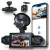 Dashcam 4-Kanal Front- und Innenkamera, 1080P Frontkamera, WiFi & APP-Steuerung,