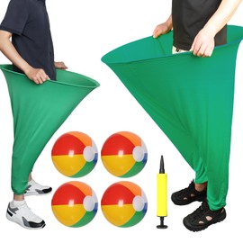 LuxDuo Granny Pants Yard Game - Hilarious Outdoor Party Game for Adults & Kids - Fun Lawn Games for BBQ, Beach, Camping, or Backyard Fun(Green)