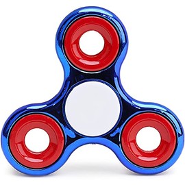 Christmas Concepts® - Exclusive Fidget Hand Spinner - Stress Reducer, Stress Relief, Autism - BLUE