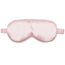 CHEERYMAGIC Sleep Mask for Women Men, Silk Eye Mask Super Soft Eye Masks with Adjustable Elastic Strap Both Sides Blackout for Travel Yoga Nap Meditation A4HYYZ (Pink)