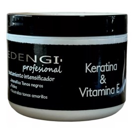 Edengi Keratina Y Vitamina E Tratamiento Intensificador Tono Negro