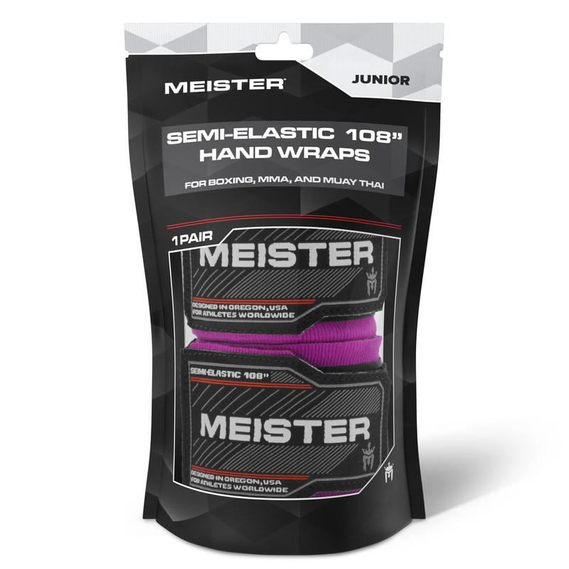 Meister Junior - Vendas elásticas de algodón para Artes Marciales