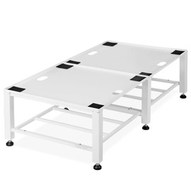 Talustool Heavy Duty Washer Dryer Pedestal Stand - 1400lb Capacity, Steel Frame Washing Machine Base, Universal Fit - 58x29x15 Inch (2 Pack)