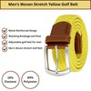 East/18 Perfect Fit Men's Woven Stretch Golf Belt with No-Hole