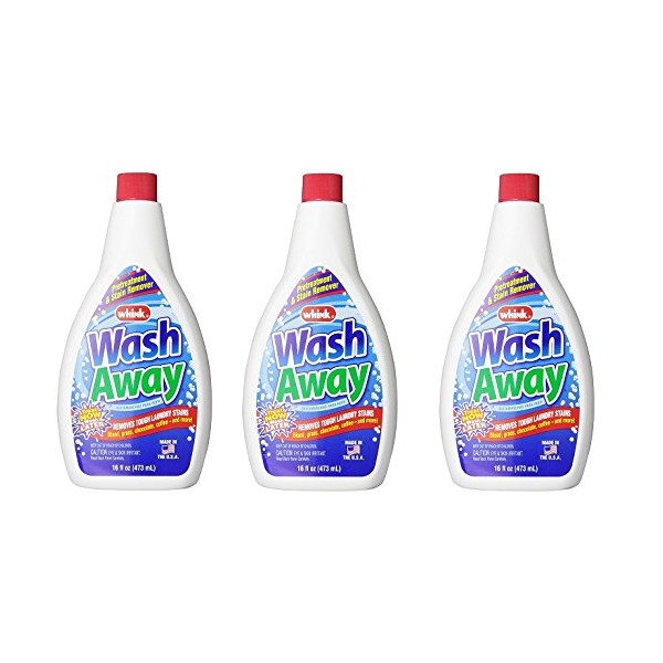Whink Wash Away Stain Remover, 16 Fl Oz, (Pack of 3) (3-Pack)