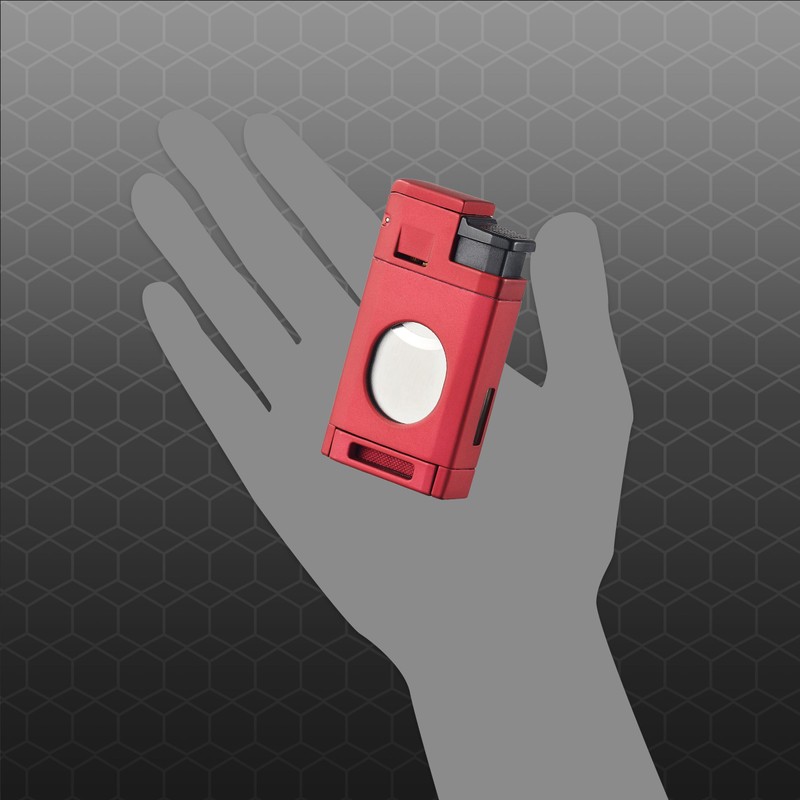 Visol LighCut Butane Torch Lighter Triple Flame Refillable Gas Lighter,