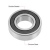 sourcing map 2 Pcs 6003-2RS Deep Groove Ball Bearing 17x35x10mm