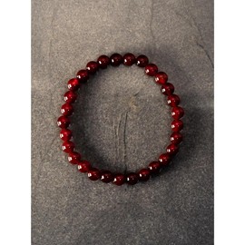 PORTGAS D. ACE BRACELET - One Piece Inspired Jewelry - Bracelet : 8" (8mm beads with clasp), Pendants: Without Pendants