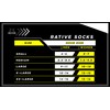 RATIVE Anti Slip Non Skid Slipper Hospital Crew Socks with