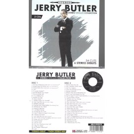JERRY BUTLER-STEREO SINGLES COLLECTION-2 CD-54 CUTS/6 NEW STEREO-ALL CHART HITS