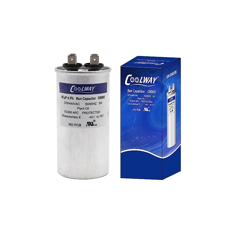 Capacitor de CA de arranque y funcionamiento de 45 uF