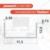 S&S-Shop Tackerklammern Typ 53 | 5000 Stück | Maße/Größe wählbar