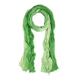 Chic Ombre Watercolor Scarf, Green