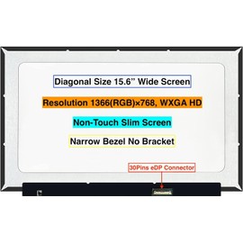 EM EMAJOR TECH New Screen Replacement for HP 15-EF0025WM 9VK22UA 1366X768 HD Non-Touch LCD LED Display with Set of Tape and Tools
