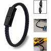 GeeBracelet Black Lightning Charging Cable