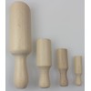 efo Versatile Wooden Scoops Set 4pcs - Multipurpose Wooden Spoons
