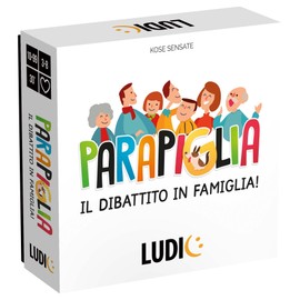 Ludic Parapiglia The Debate in the Family It56161 Board Game for the Family for 3-8 Players, Made in Italy