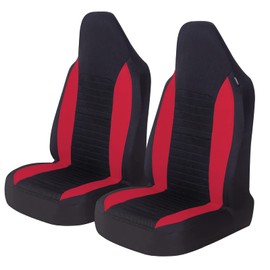 AUTOYOUTH Car Seat Covers - Achieve The Perfect Combination of Style and Protection with Universal Fit for Sedan, Truck, SUV - Black Red