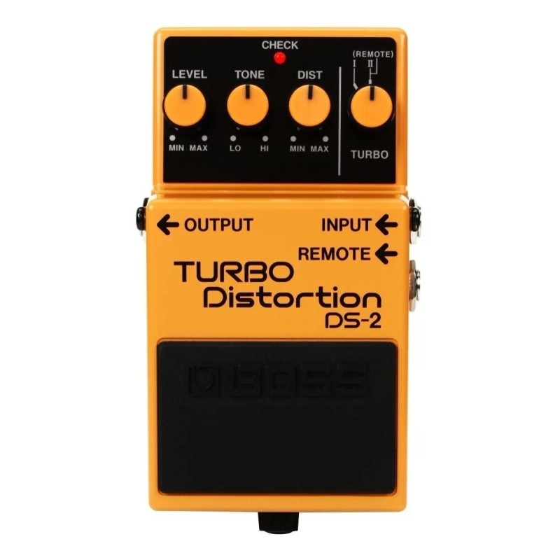 Pedal de efecto Boss Turbo Distortion DS-2 naranja