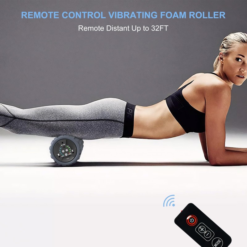 Vibrating Foam Rollers 5 Speed Electric Back Roller Physical Deep