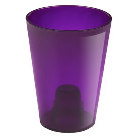 Prosper Plast DUS130P-CPRB 13 x 17 cm "Coubi" Flowerpot - Purple Transparent
