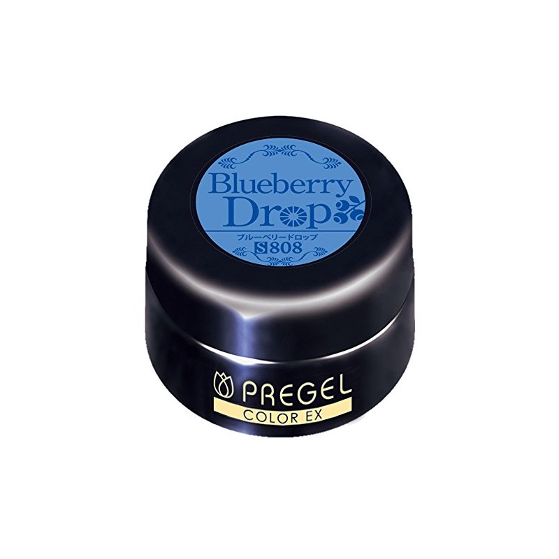Pregel Gel Nail Color EX Blueberry Drop 808