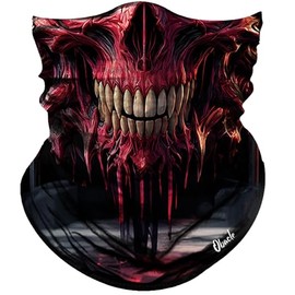 Obacle Skull Face Mask for Men Women Dust Wind Sun Protection Rave Festival Riding