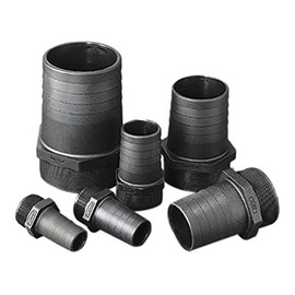 Flowbal GES-10 1" 1/4x32 Plastic Cup Hose Connector Polyamide Resin Hose Fitting