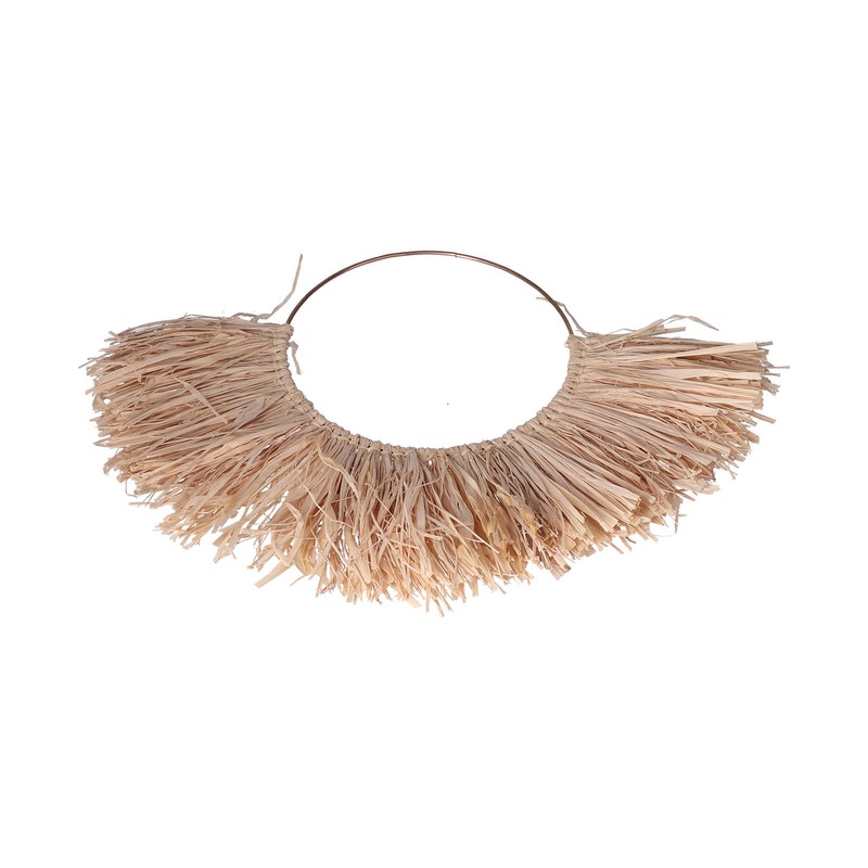 Raffia Wall Decoration Entrance Living Room Dining Room Sofa Background